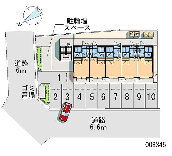 ★手数料０円★姫路市北条宮の町 月極駐車場